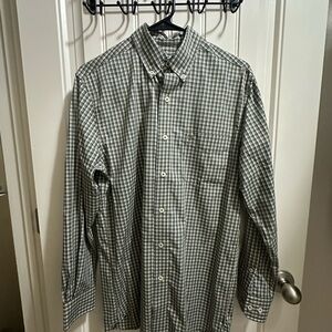 Duck Head Boswell Performance Plaid Shirt - Dark Moss - Small - Open to offers